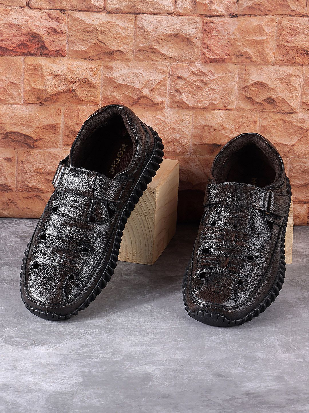 Mochi Leather Fisherman Sandals