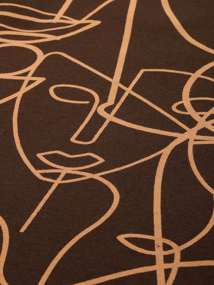 DILLINGER Women's Oversized Crew Neck Printed Tshirt