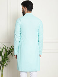 SOJANYA Geometric Embroidered Pure Cotton Straight Kurta