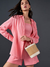 AND Shoulder Straps Pure Cotton Three-Piece