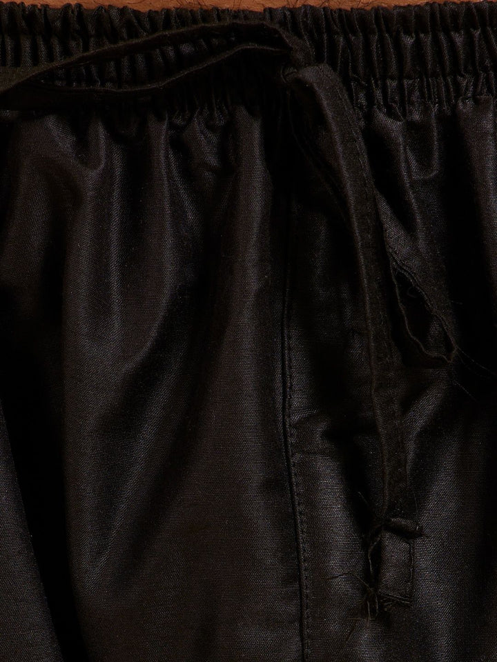 Diwas By Manyavar Men Mid Rise Art Silk Pyjamas