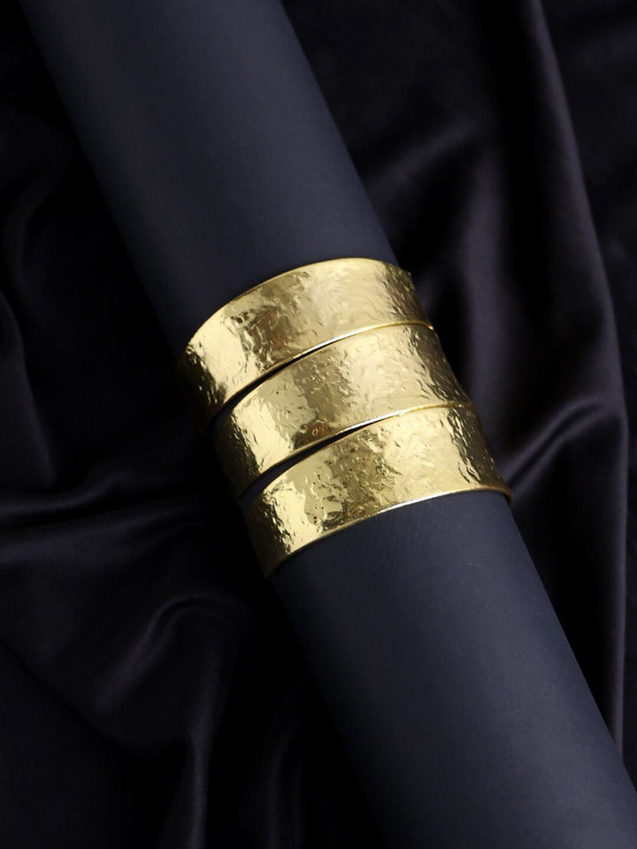 VOGUE PANASH Gold-Plated Cuff Bracelets