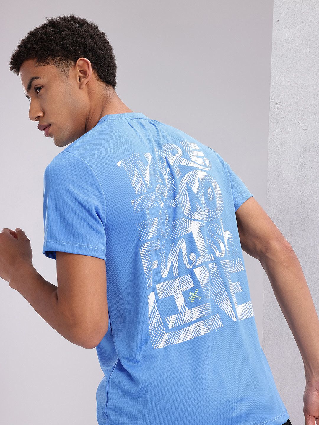HRX by Hrithik Roshan Couple Collection Typography Printed Running T-shirt