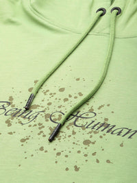 Being Human Brand Logo Printed Hooded Pure Cotton Sweatshirt