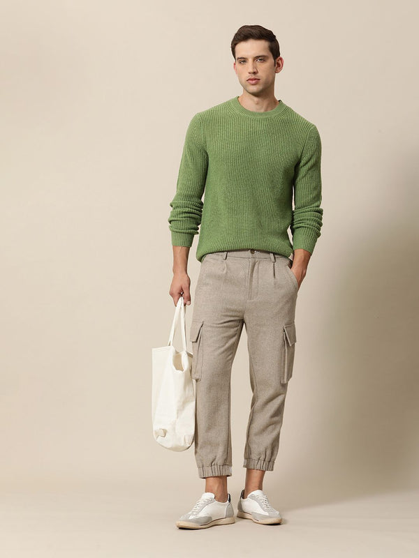 Mr Bowerbird Self Design Pullover Sweater