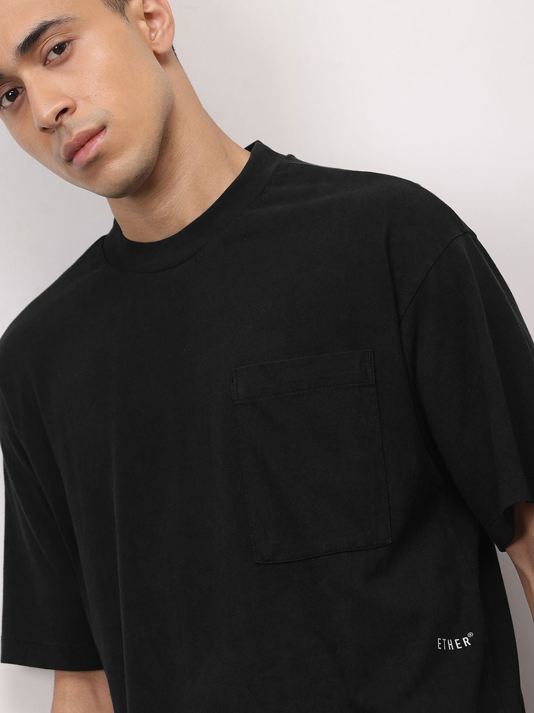 ether 365 Essentials Relaxed Fit Pure Cotton T-shirt