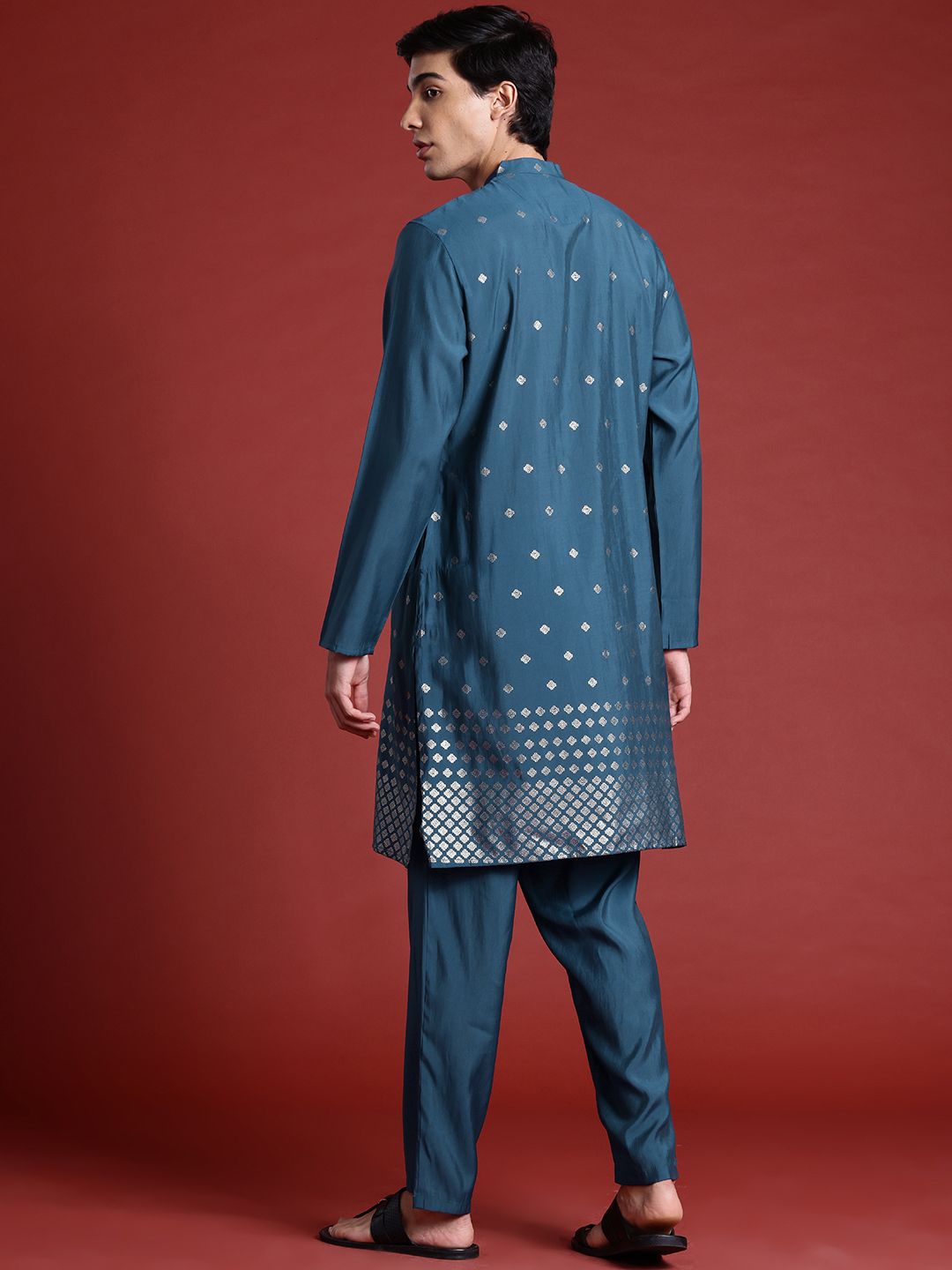 Anouk Ethnic Motifs Printed Regular Kurta With Pyjamas