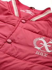 HRX by Hrithik Roshan Brand Logo Print Padded Jacket