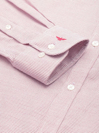 Park Avenue Slim Fit Self Design Textured Opaque Formal Shirt