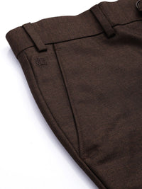 Raymond Men Slim Fit Flat Front Formal Trousers