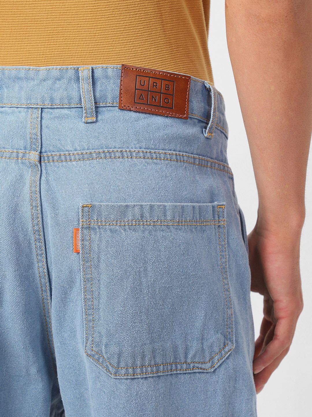 Urbano Fashion Men Loose Baggy Fit Carpenter Cargo Jeans
