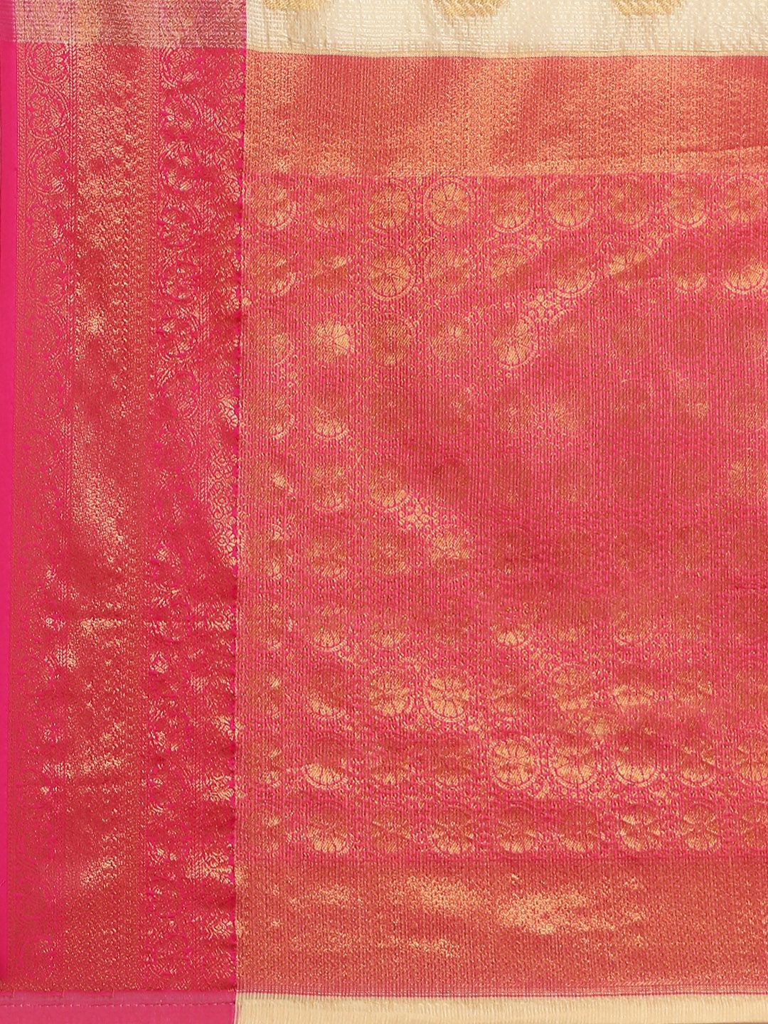 Silk Land Floral Zari Tissue Mysore Silk Saree