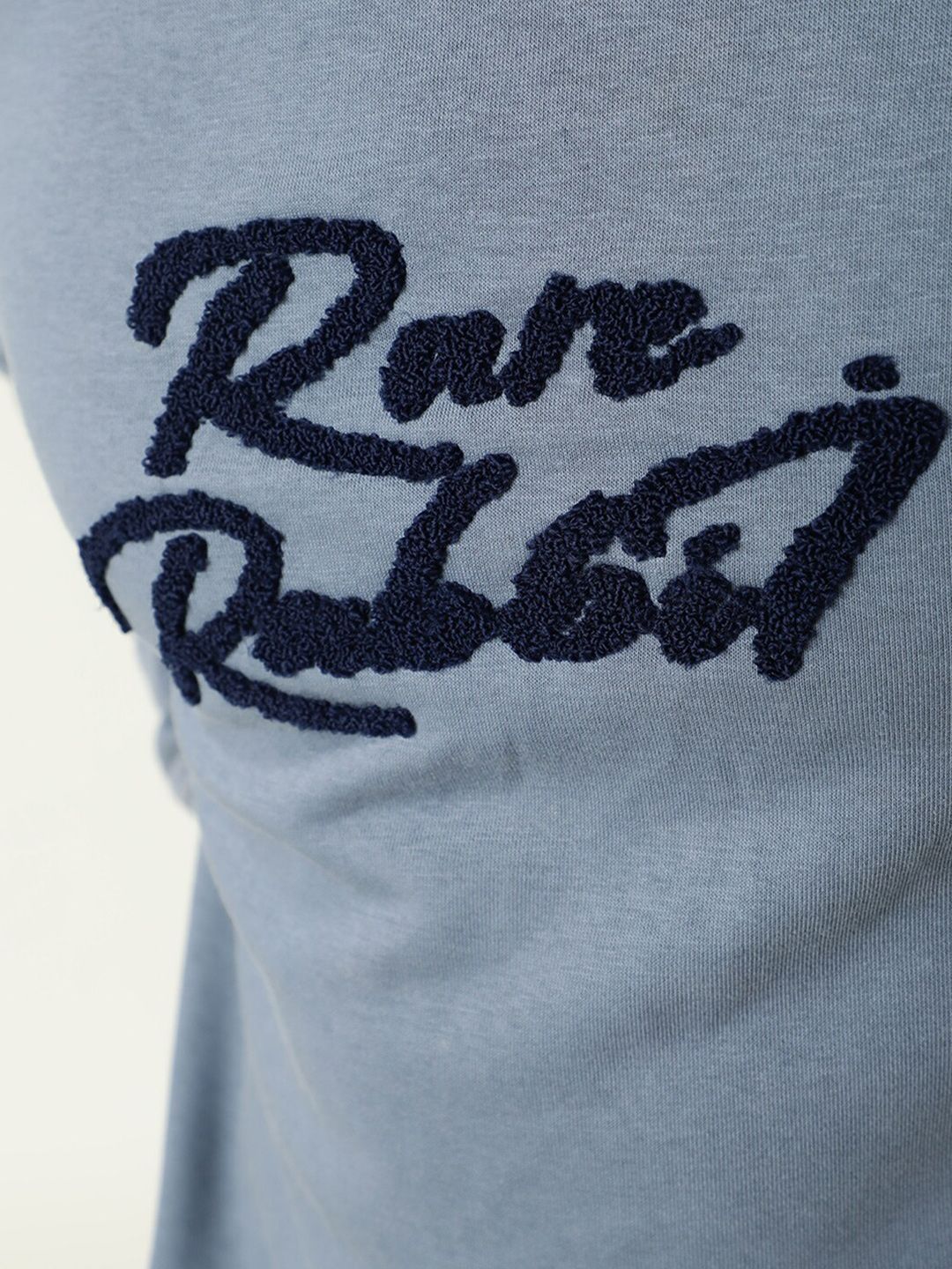 RARE RABBIT Men Fern Slim Fit Embroide Sweatshirt