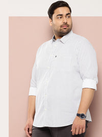 Thomas Scott Plus Size Premium Printed Pure Cotton Casual Shirt