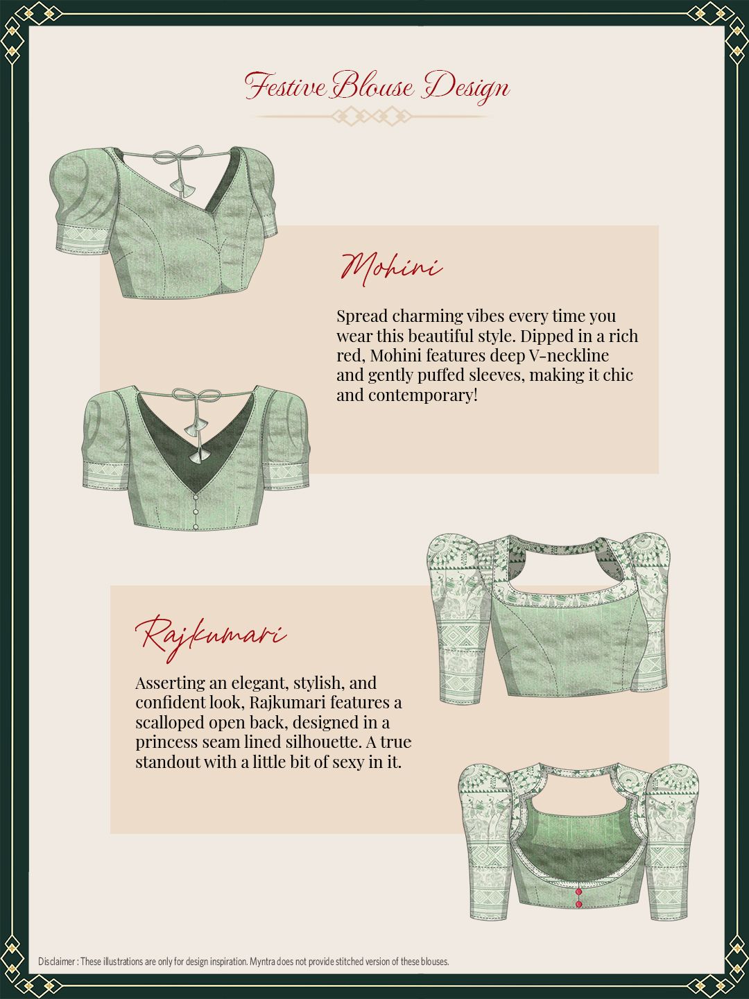 Saree mall Sea Green & White Ethnic Motifs Block Print Sarees