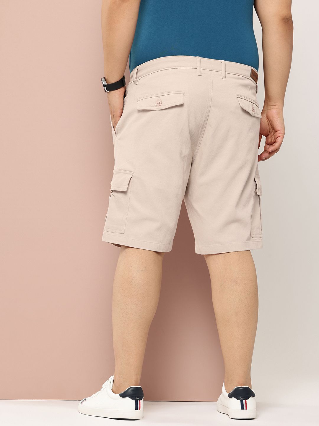 Thomas Scott Men Plus Size Cargo Shorts