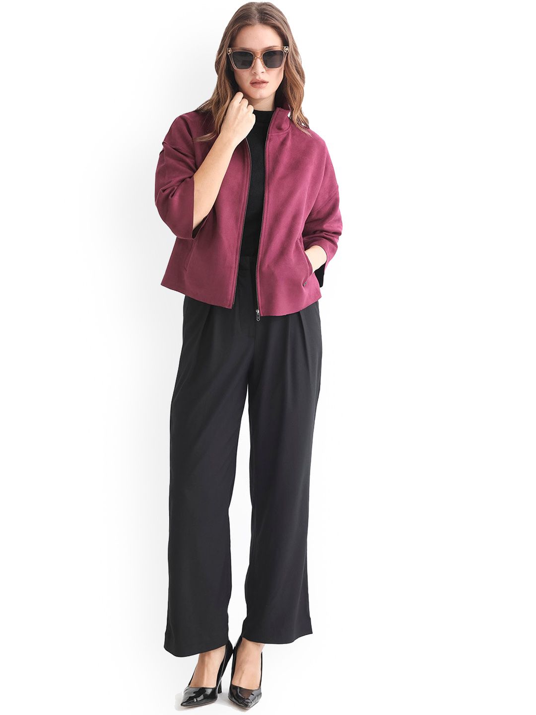 RAREISM Mock Collar Tailored Jacket