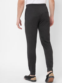 Sweet Dreams Men Charcoal Solid Track Pants