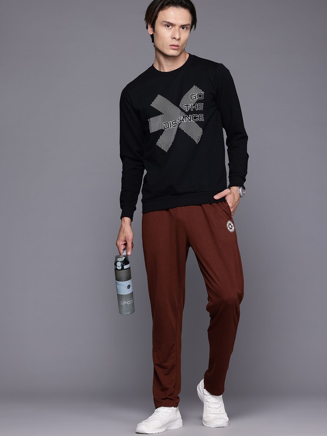 HRX by Hrithik Roshan Printed Running Sweatshirt