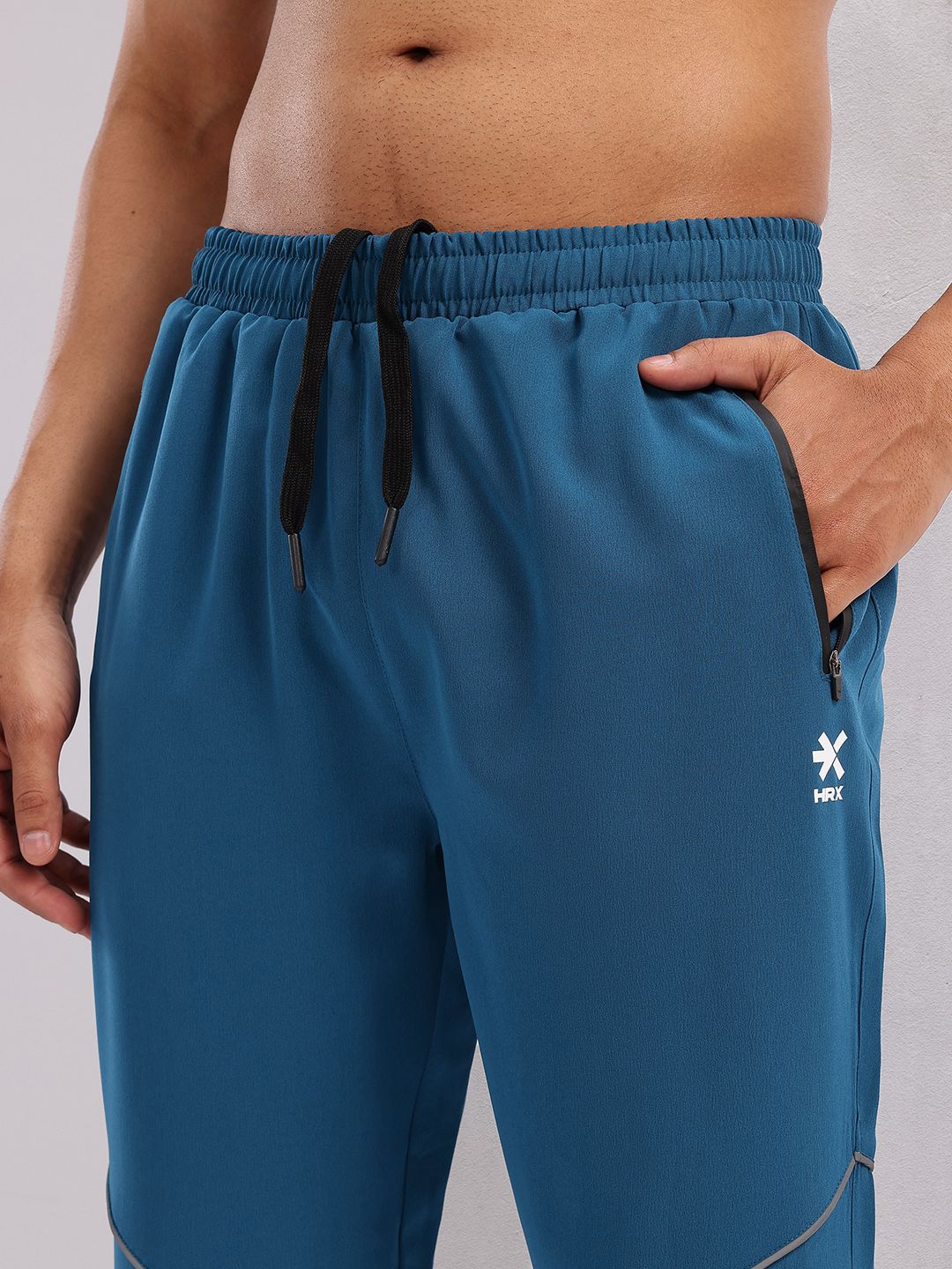 HRX by Hrithik Roshan Men Rapid-Dry Paneled Training Track Pants