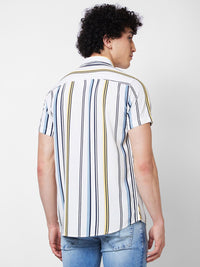 SPYKAR Striped Cotton Casual Shirt