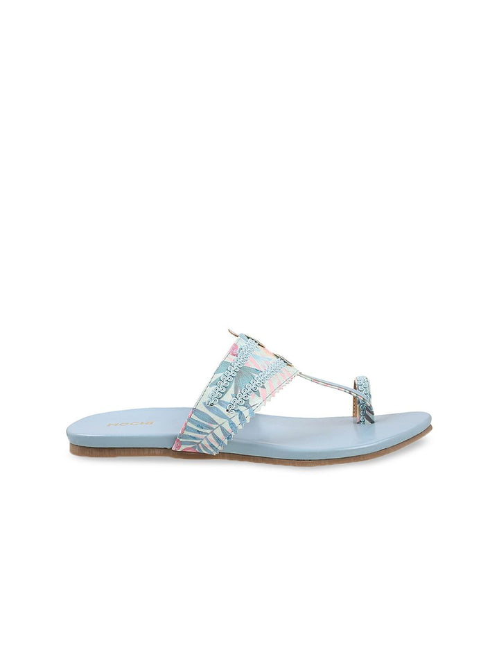 Mochi Printed One Toe Flats