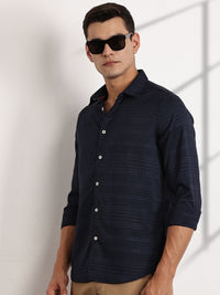 Thomas Scott Men Premium Slim Fit Opaque Casual Shirt