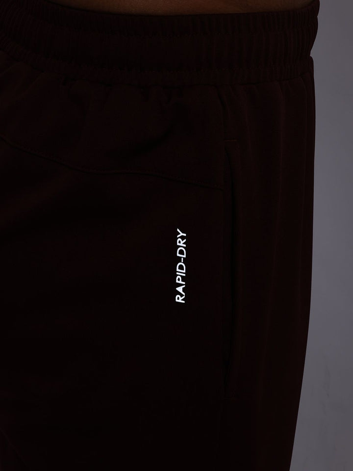 HRX by Hrithik Roshan Men Graphic Printed Rapid-Dry Mid-Rise Training Track Pants