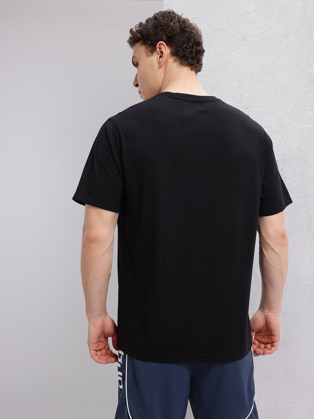 HRX by Hrithik Roshan Typography & Brand Logo Printed Training T-shirt