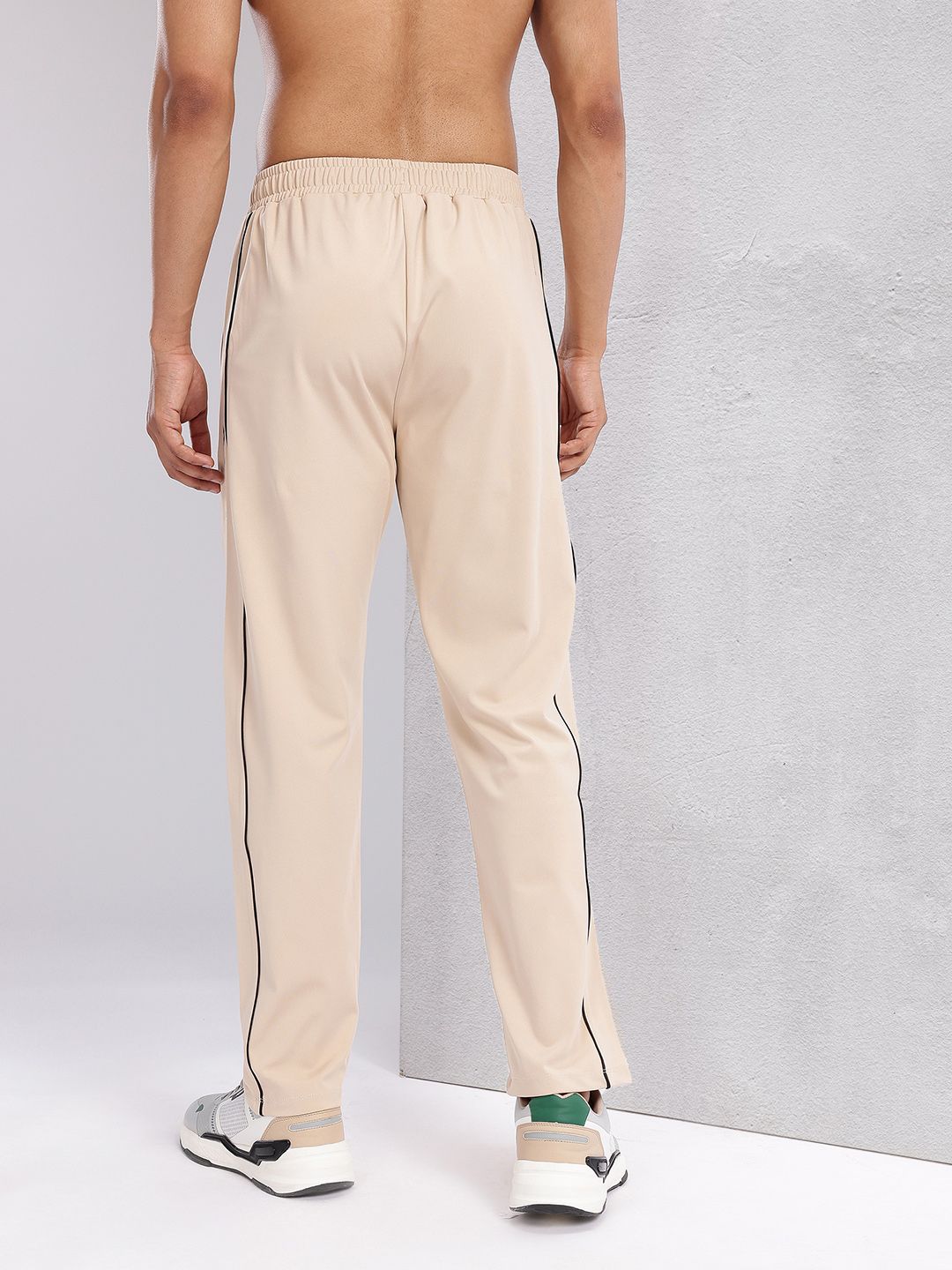 HRX by Hrithik Roshan Men Contrast Piping Rapid-Dry Training Track Pants
