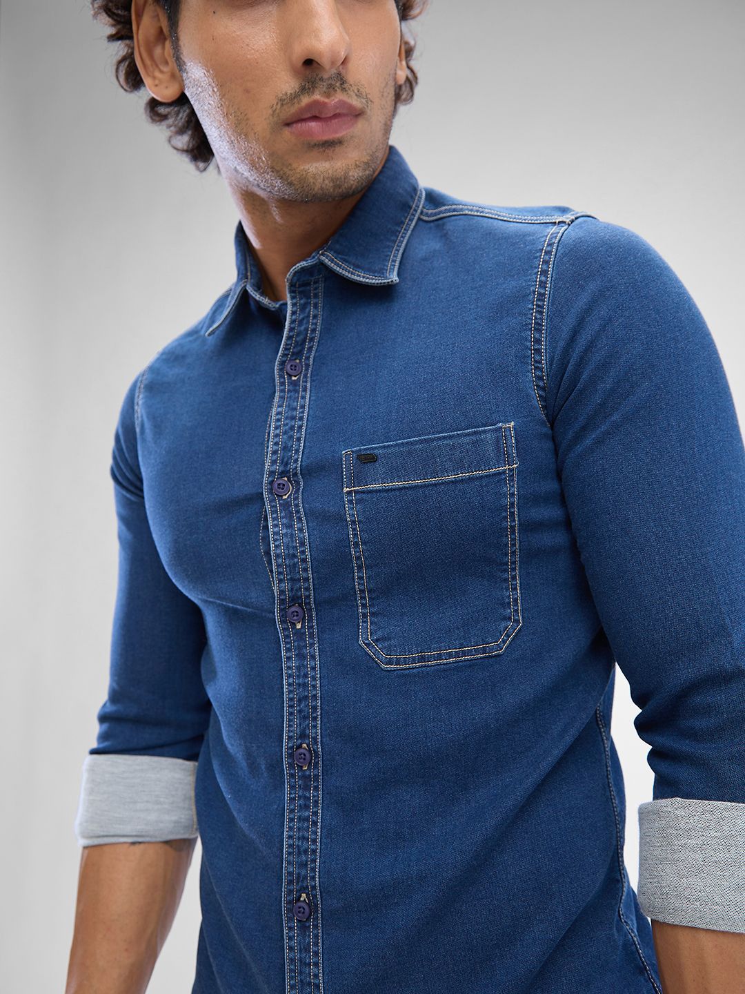 SPYKAR Men Slim Fit Opaque Casual Shirt