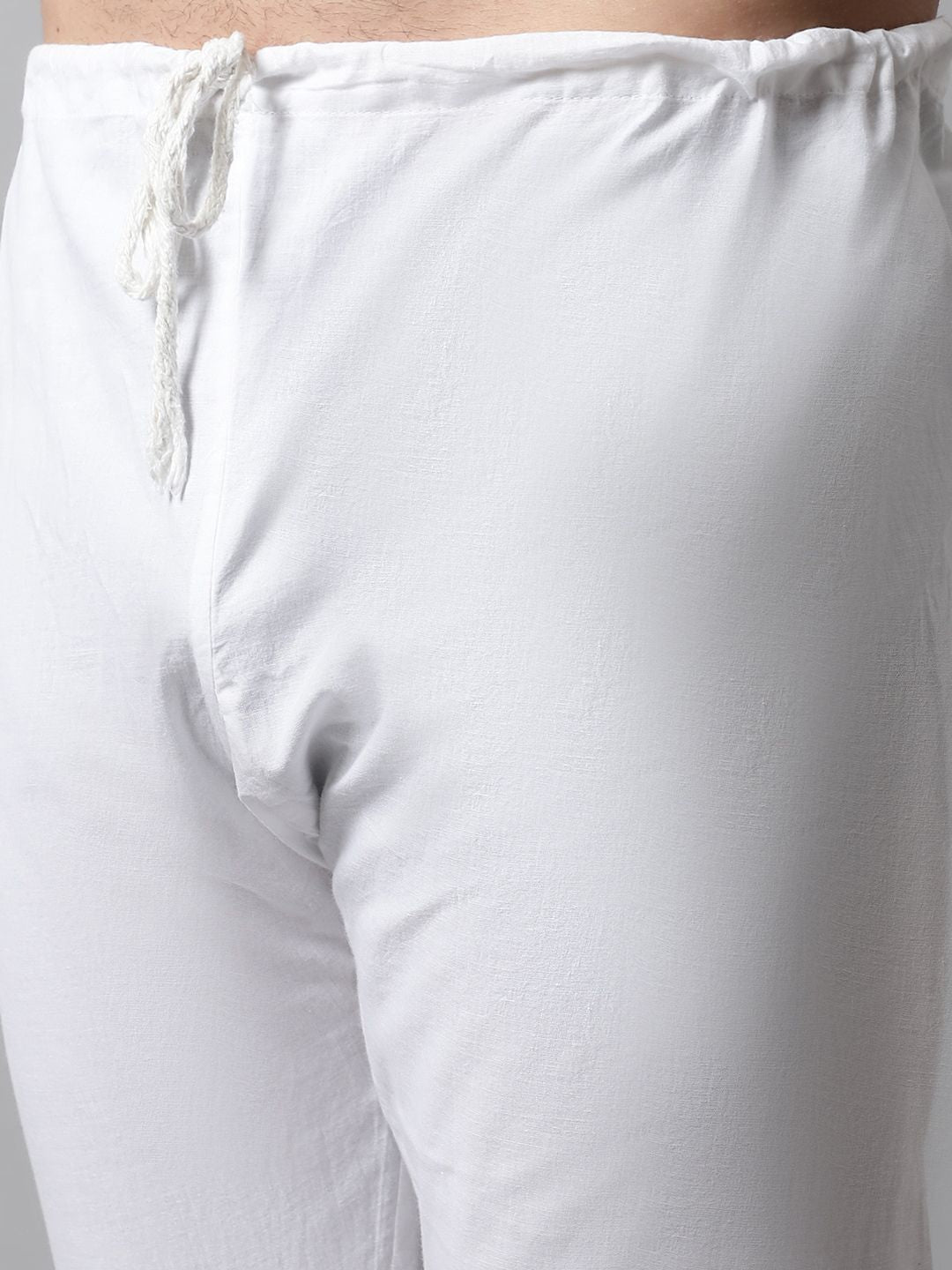 Jompers Men Embroidered Chikankari Pure Cotton Kurta with Pyjamas