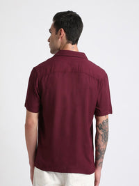 THE BEAR HOUSE Slim Fit Opaque Casual Shirt