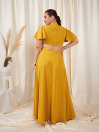 Berrylush Flutter Sleeve Maxi Dress