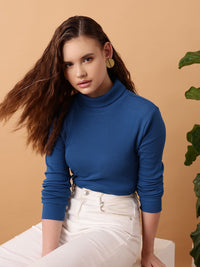 STREET 9 High Neck Long Sleeves Top