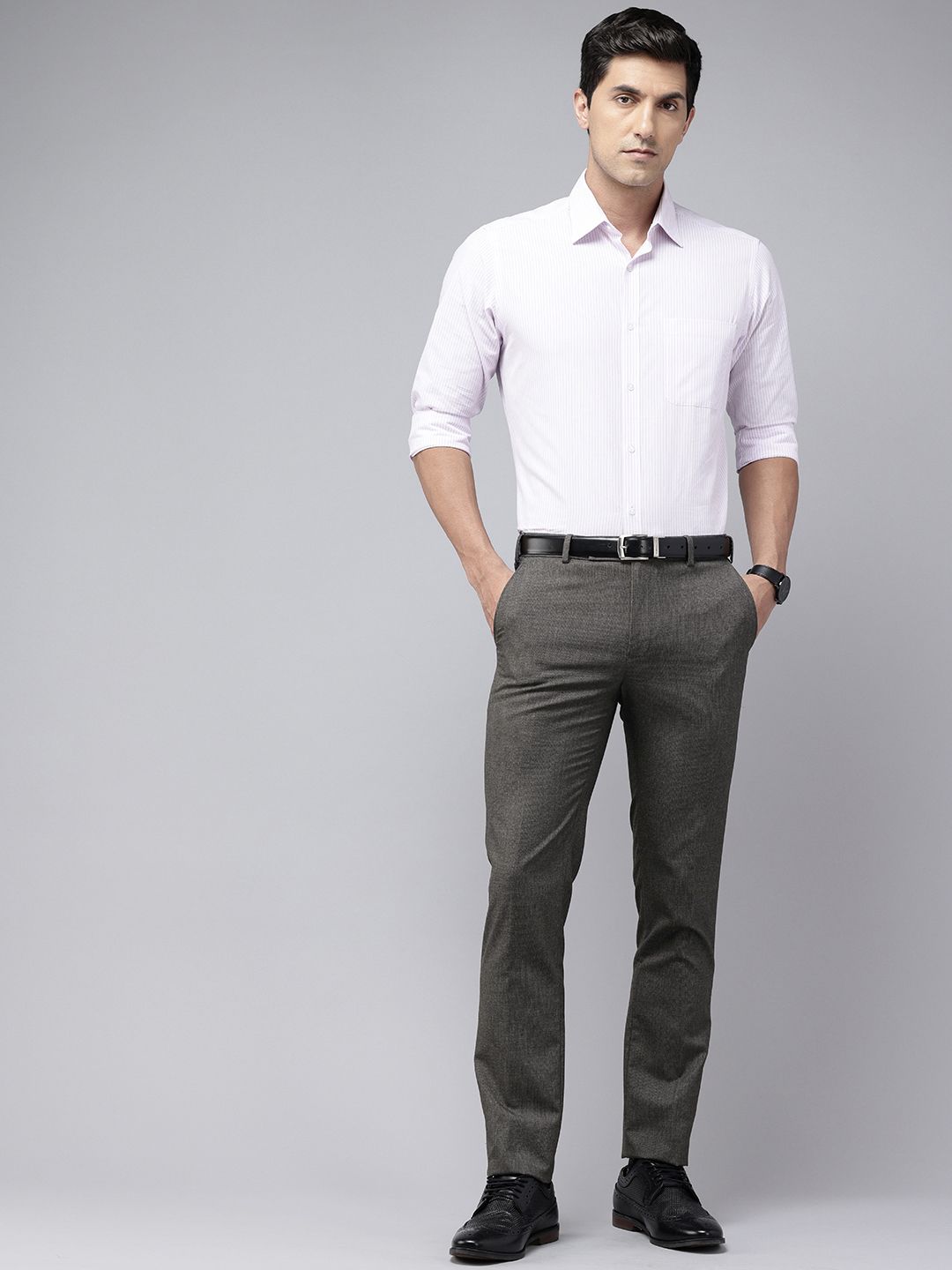 Park Avenue Men Slim Fit Formal Trousers