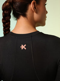 HRX by Hrithik Roshan Rapid Dry Active Goddess Training Crop T-shirt