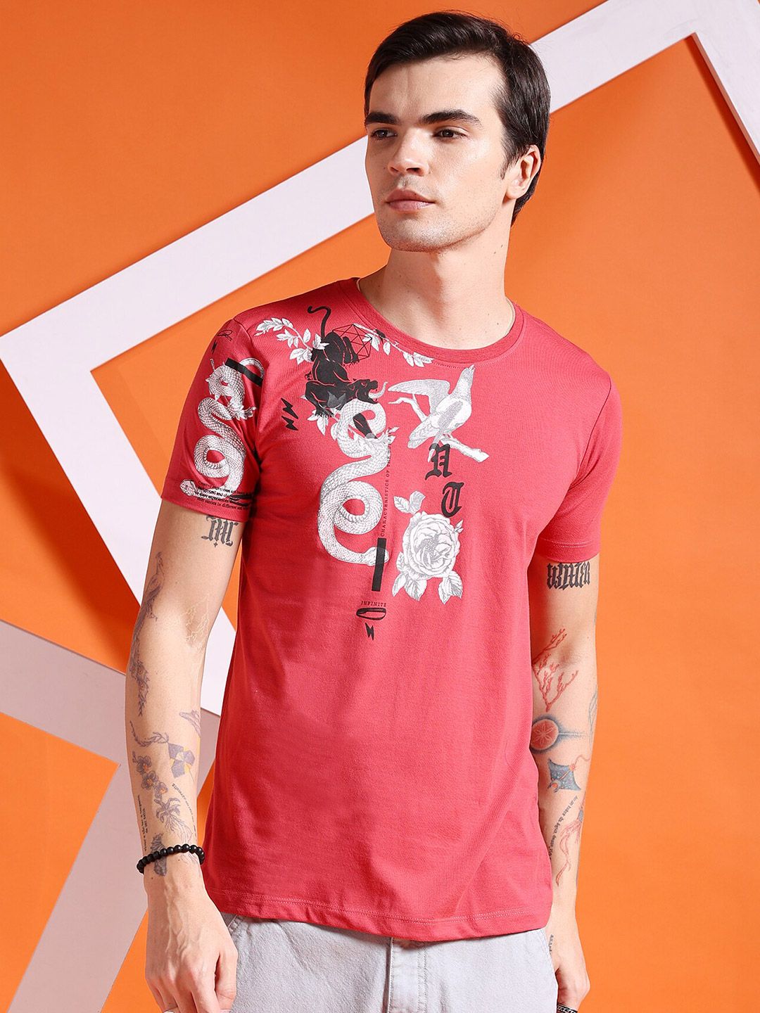 The Indian Garage Co Graphic Printed T-shirt