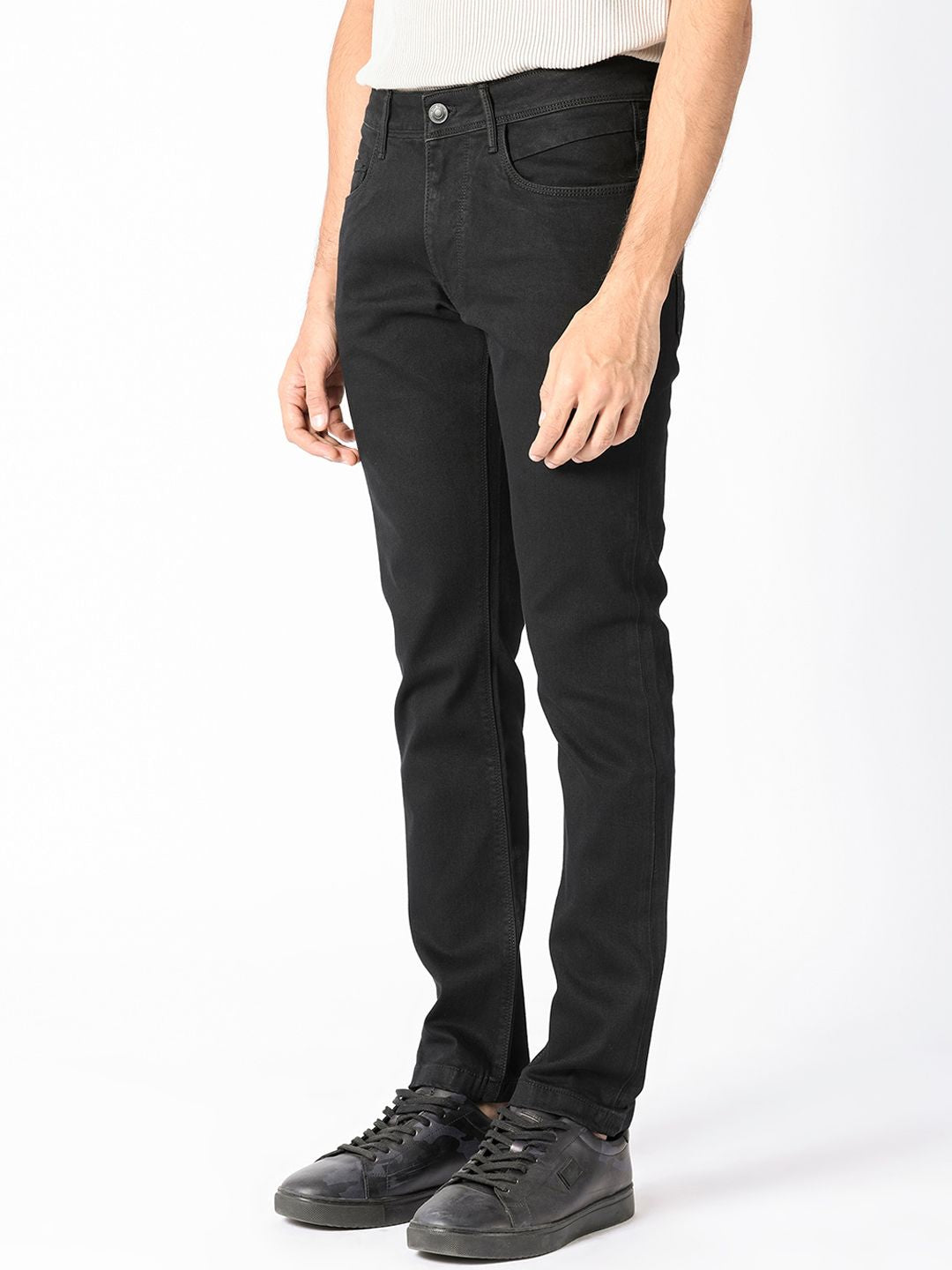 RARE RABBIT Men Hawkins Slim Fit Stretchable Cotton Jeans