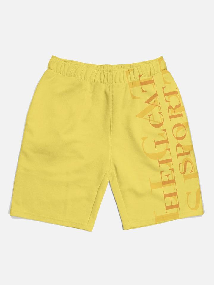HELLCAT Boys Pack of 5 Typography Printed Shorts