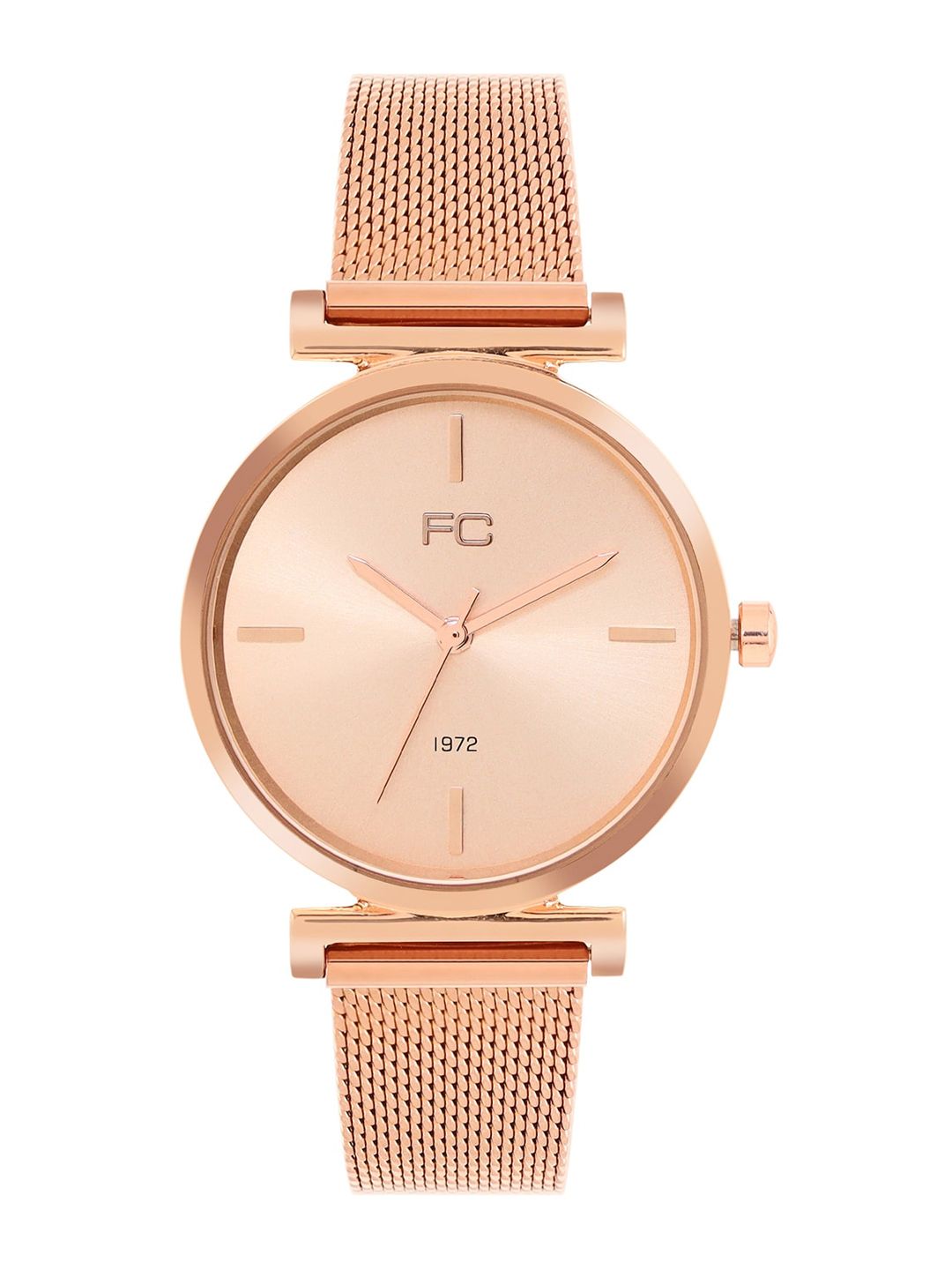 French Connection Women Stainless Steel Bracelet Style Straps Analogue Watch FCN00087B