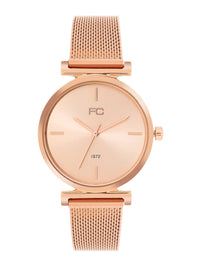 French Connection Women Stainless Steel Bracelet Style Straps Analogue Watch FCN00087B