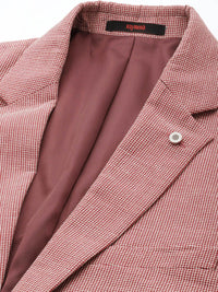 Raymond Contemporary Fit Self Design Single-Breasted Linen Cotton Formal Blazers