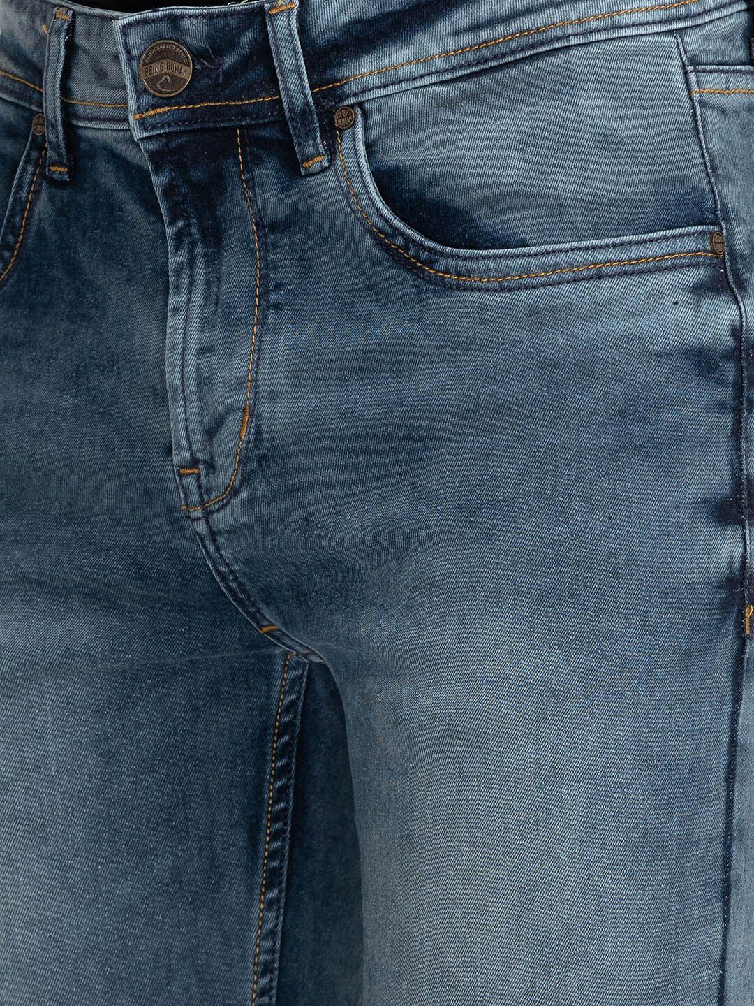 Being Human Men Skinny Fit Heavy Fade Jeans