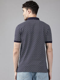 Park Avenue Printed Polo Collar T-shirt
