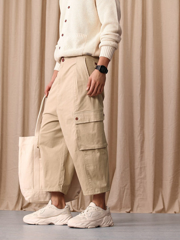 Mr Bowerbird Men Oversized Fit Pleated Trousers