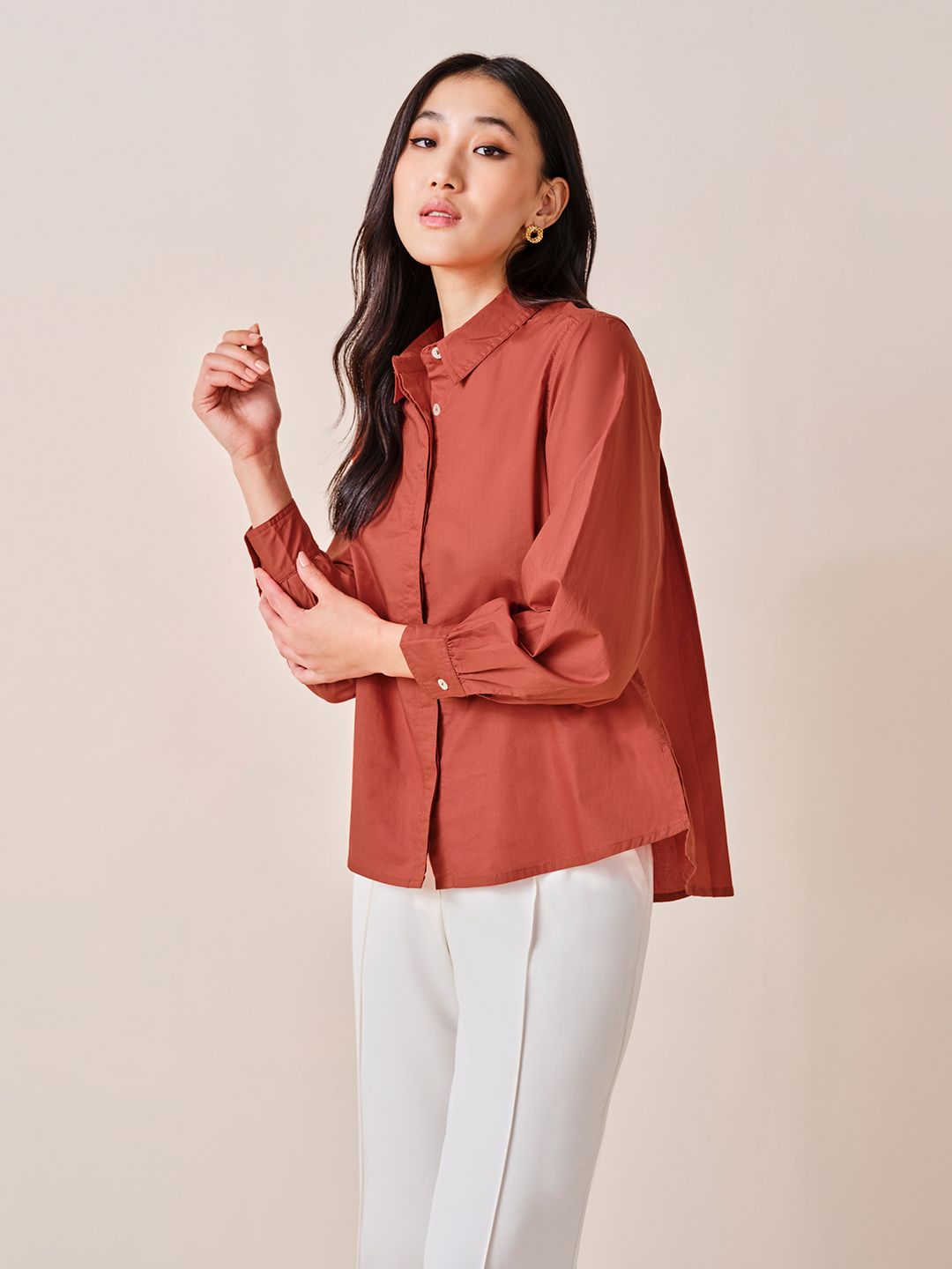 AND Cotton Shirt Style Top