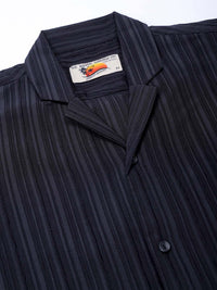 The Indian Garage Co Men Relaxed Fit Dobby Textured Resortwear Shirt