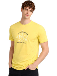 ADRO Men Typography Printed T-shirt