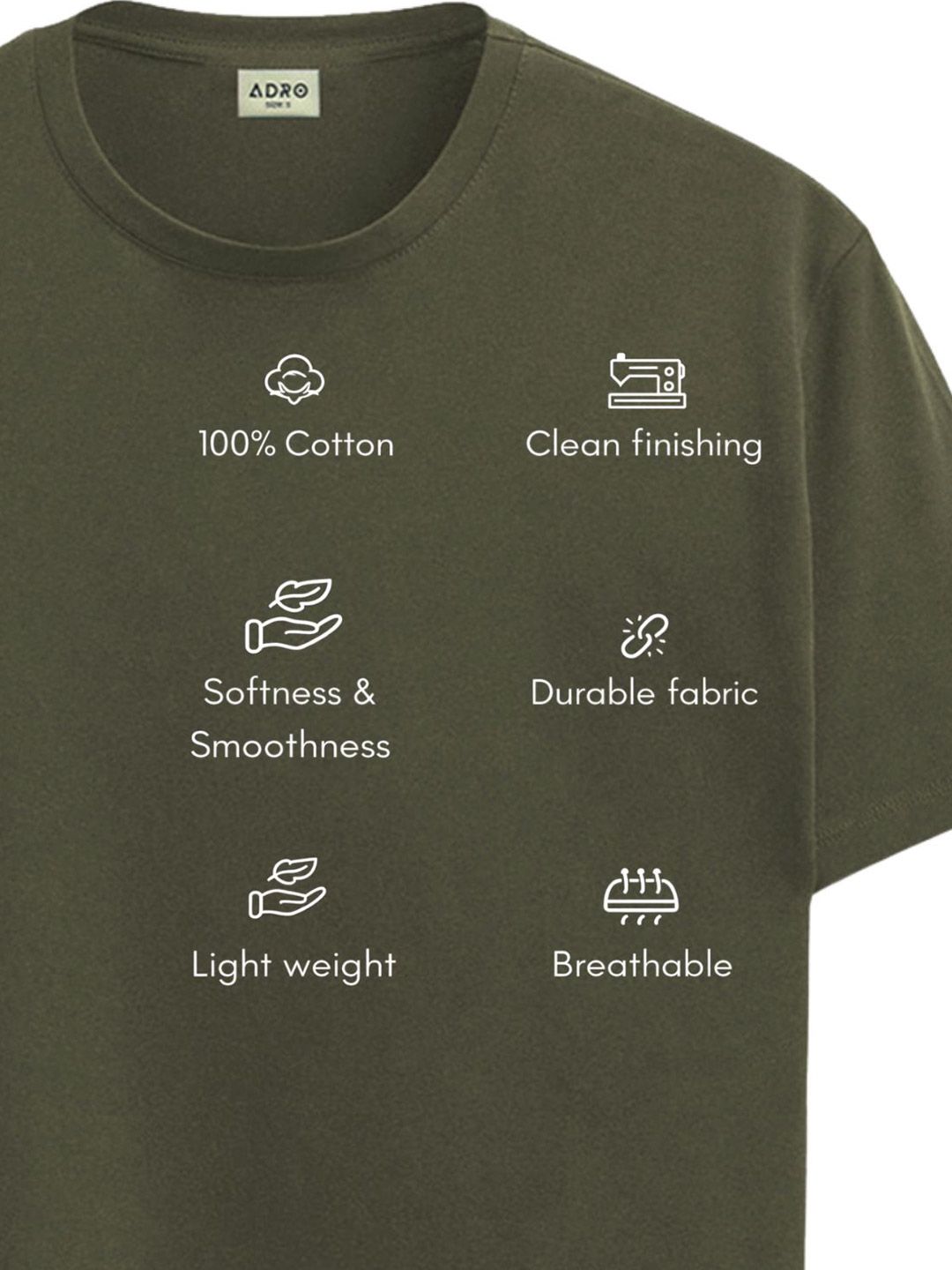 ADRO Men Printed T-shirt